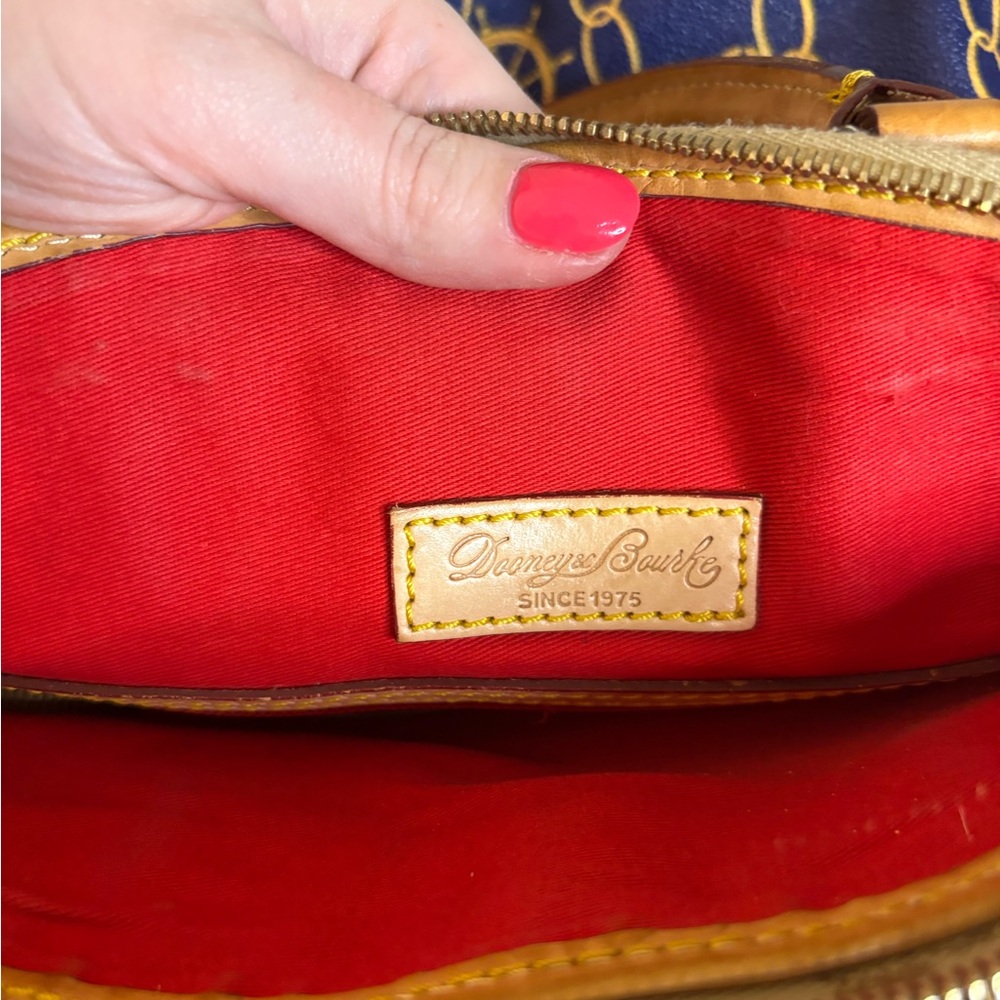 Disney Dooney & Bourke Cruise Line Exclusive- Navy Nautical Dome Satchel - Picture 5 of 14